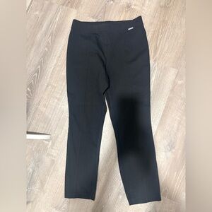 Calvin Klein stretch black elastic waist Trousers
